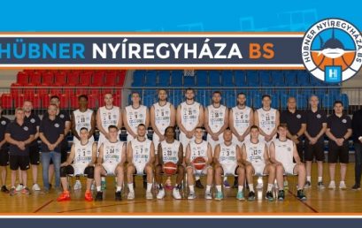 Hazai pályán a Hübner Nyíregyháza BS kosárlabda csapata