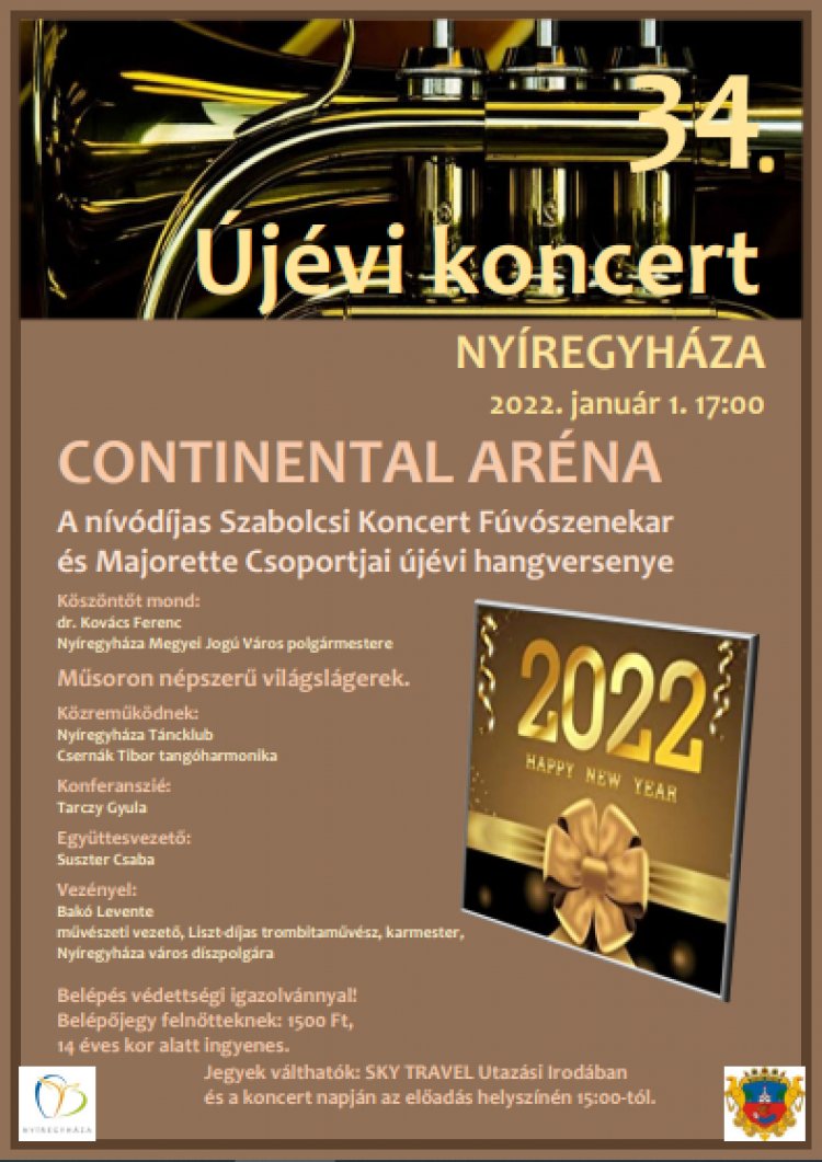 Újévi koncert a Continental Arénában