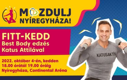 „Fitt-Kedd” Best Body edzés Katus Attilával