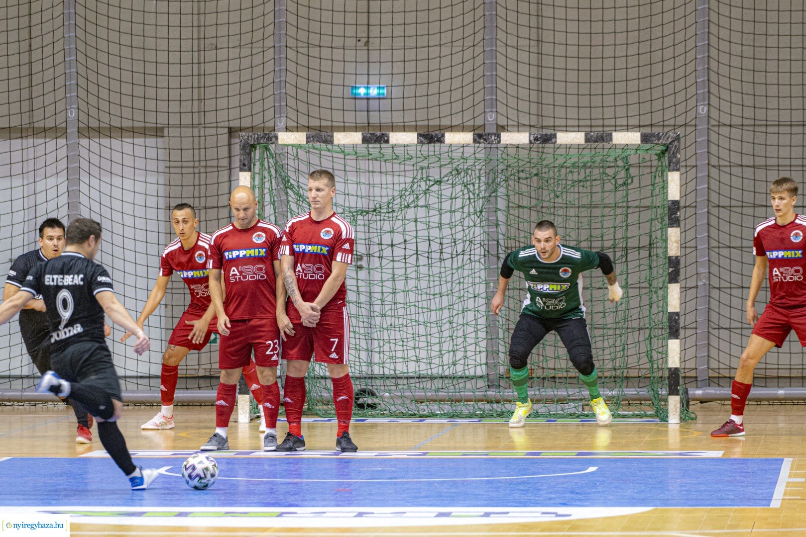 A’Stúdió Futsal Nyíregyháza – ELTE BEAC NBI férfi futsal bajnoki mérkőzés Fotó: Kohut Árpád, www.nyiregyhaza.hu