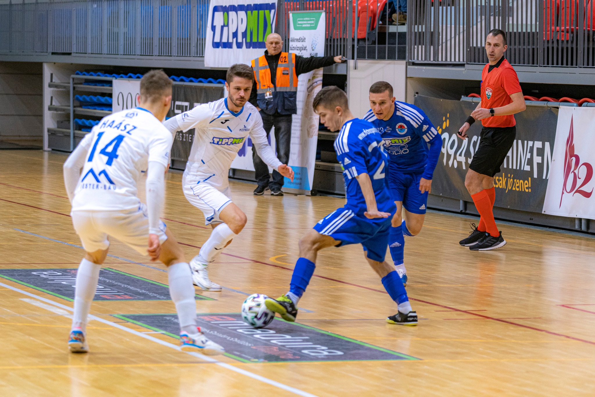 A’Stúdió Futsal Nyíregyháza – SG Kecskemét  Fotó: www.nyiregyhaza.hu