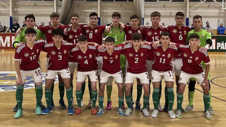 U19 válogatott futsal meccs a Continental Arénában