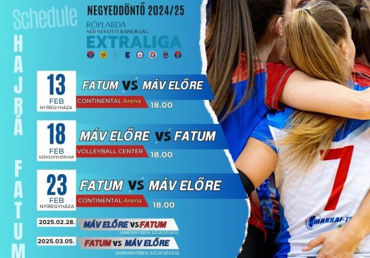 Fatum Nyíregyháza – MÁV Előre női extraliga rájátszás