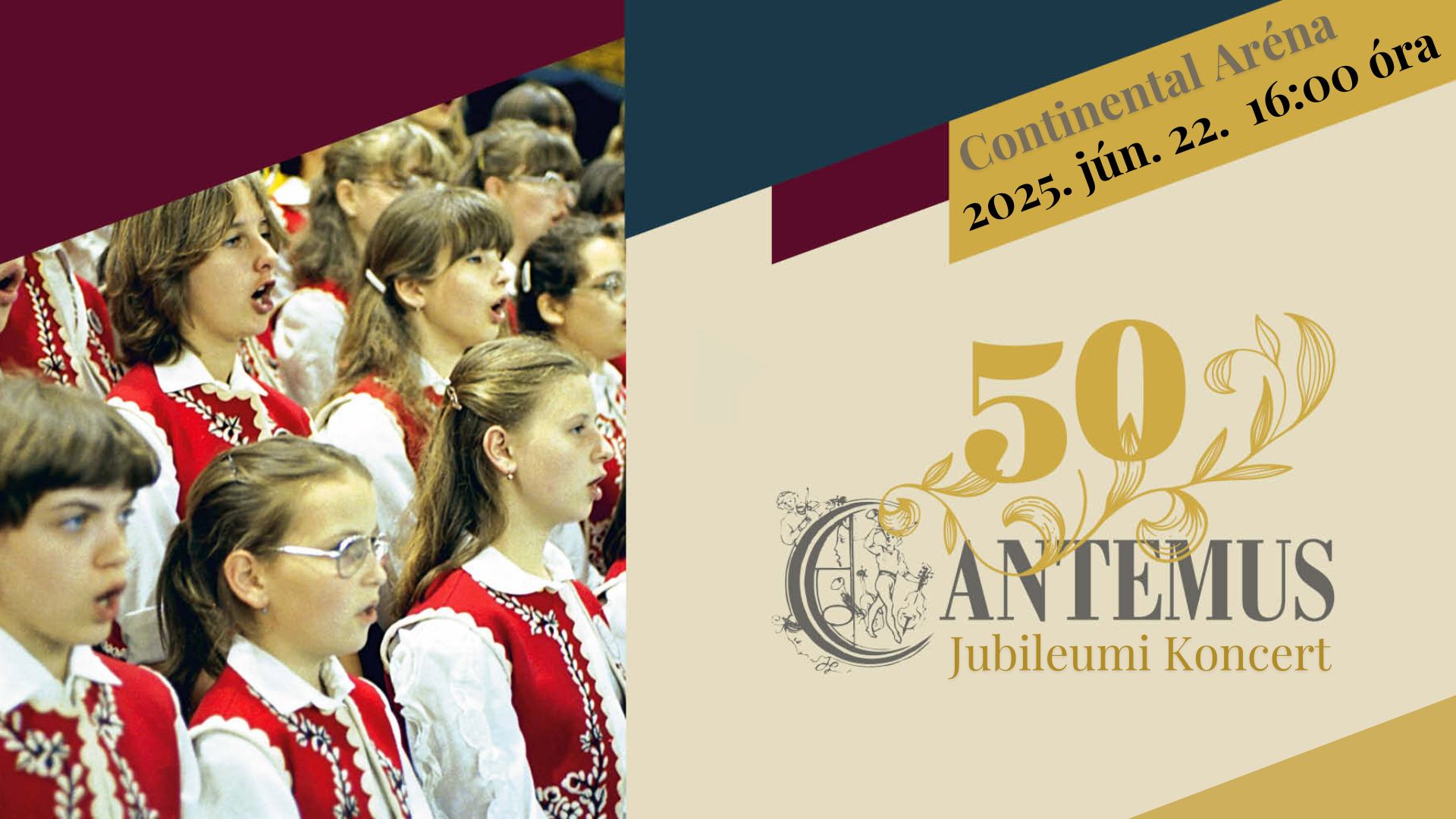 A Cantemus fél évszázados jubileuma A Cantemus fél évszázados jubileuma