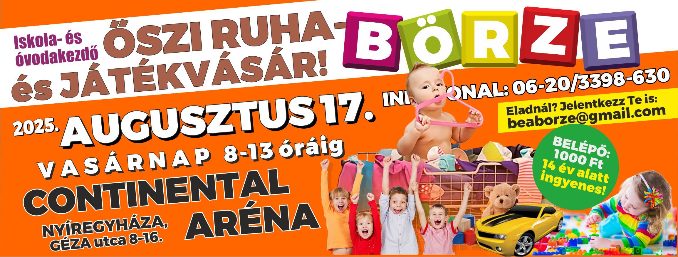 ŐSZI RUHABÖRZE ÉS JÁTÉKVÁSÁR