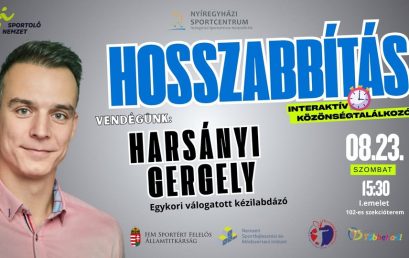 Közönségtalálkozó Harsányi Gergellyel