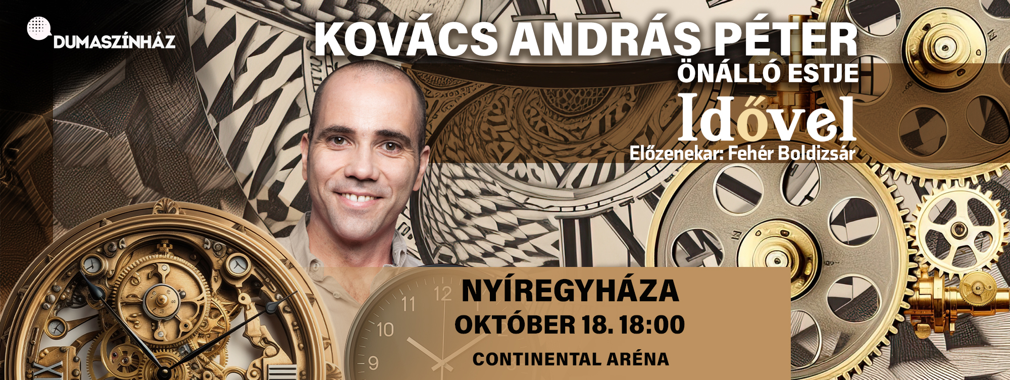 Kovács András Péter önálló estje Nyíregyházán Kovács András Péter önálló estje Nyíregyházán