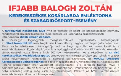 Emléktorna – Ifjabb Balogh Zoltánra emlékeznek
