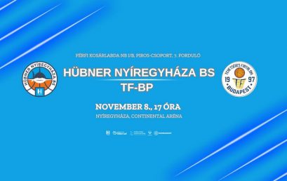 Hazai pályán folytatja a Hübner Nyíregyháza BS!
