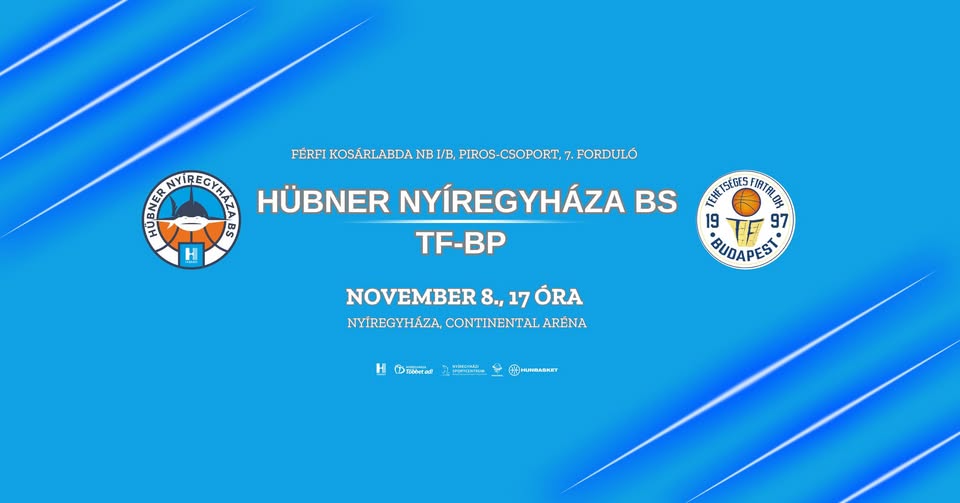Hazai pályán folytatja a Hübner Nyíregyháza BS! Hazai pályán folytatja a Hübner Nyíregyháza BS!