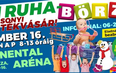 Téli Ruha- és Játékvásár a Continental Arénában!﻿