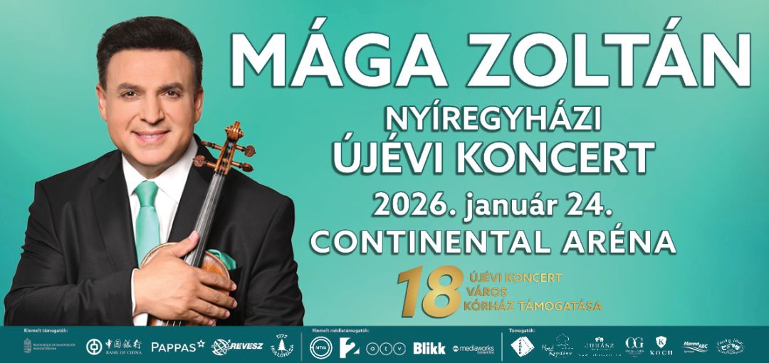 Mága Zoltán – Nyíregyházi újévi koncert Mága Zoltán – Nyíregyházi újévi koncert
