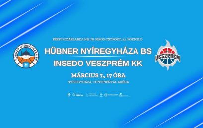 Hazai pályán fogadja a Veszprémet a HÜBNER Nyíregyháza BS