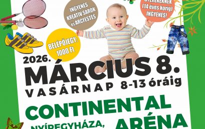 Tavaszi ruhabörze és játékvásár a Continental Arénában – március 8-án várják az érdeklődőket