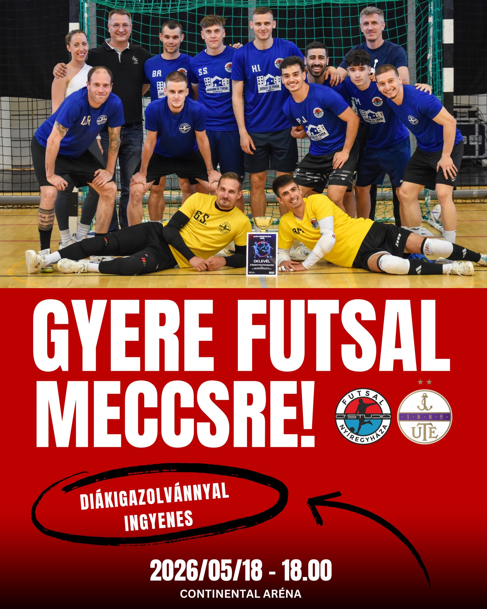 Gyere futsal meccsre!