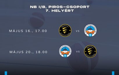 Az Óbudai Kaszások ellen zárja a szezont a Hübner Nyíregyháza BS